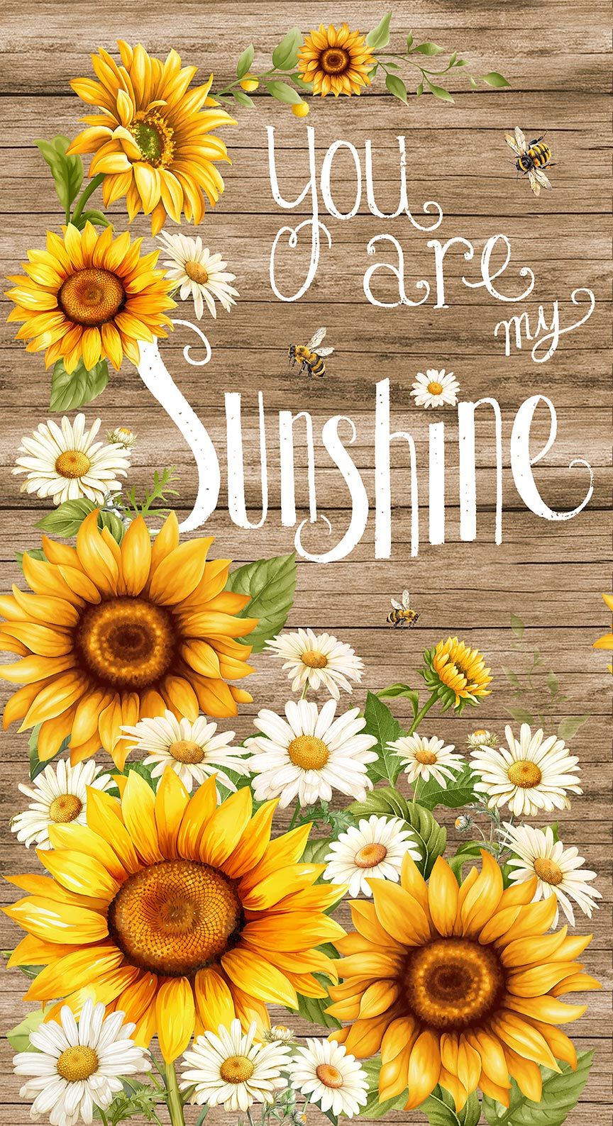 You are My Sunshine Fabric Panel by Timeless Treasures