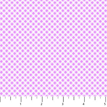 Bunnies for Baby Hyacinth Little Gingham Cotton Fabric by Patrick Lose