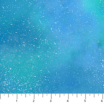 Hide and Seek blue and green specked Cotton  *