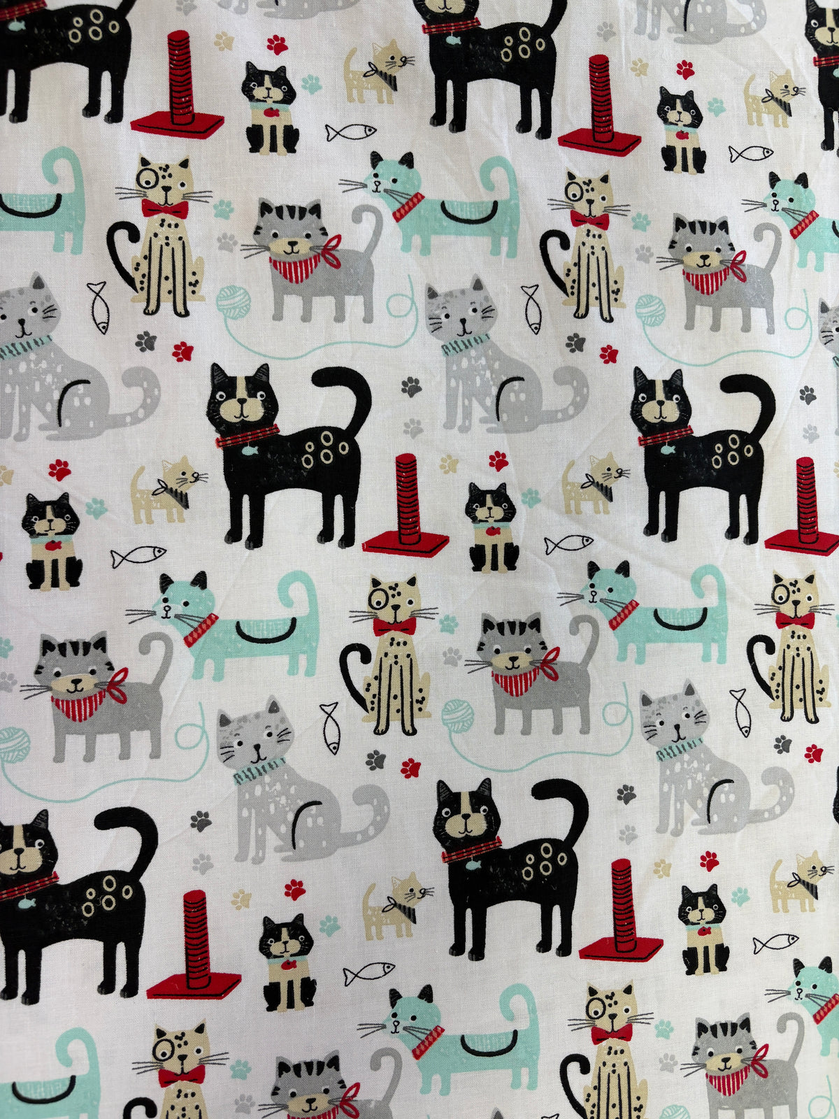 Kitty Cat Fabric Cotton Fabric