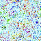 On Painted Wings Aqua Blue 108" Wideback Fabric *