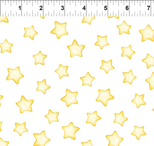 Dragon Friends - Stars Cotton Fabric