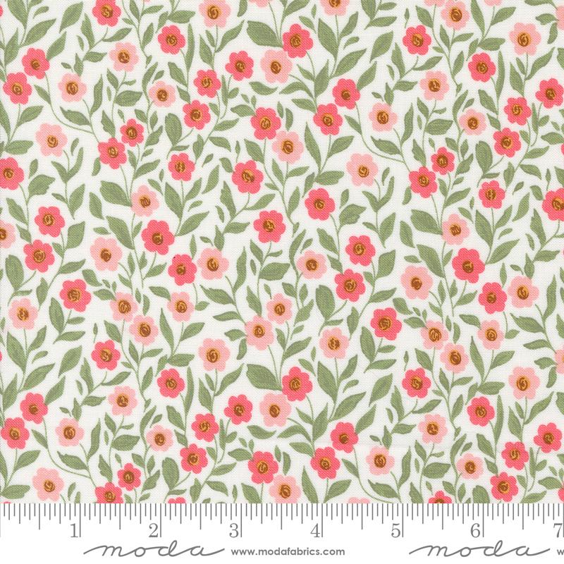 Love Blooms Lace small floral Cotton Fabric by Lella Boutique for Moda *