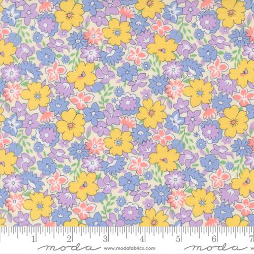 30s Playtime 2025 Pastel Floral 23370 22 Cotton Fabric