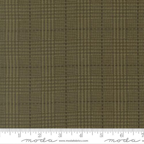 Flannel Gather Basics Evergreen Fabric