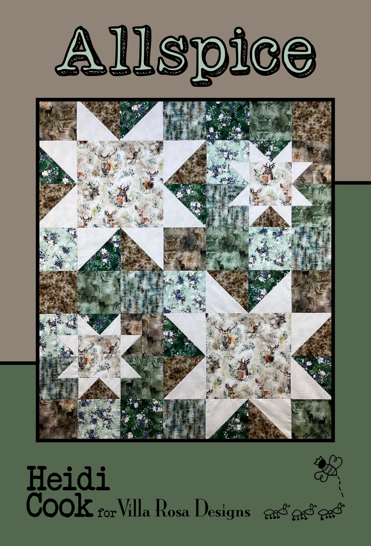 Allspice PDF Quilt Pattern by Villa Rosa Designs