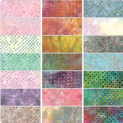 Bali Dot Craze 10x10 Batik Layer Cake