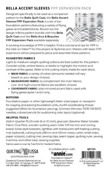 Bella Accent Sleeves - FPP Expansion Pack for Bella Quilted Coat