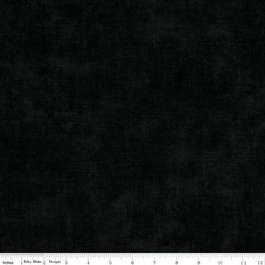 Shabby Shades grunge Color Black cotton fabric *