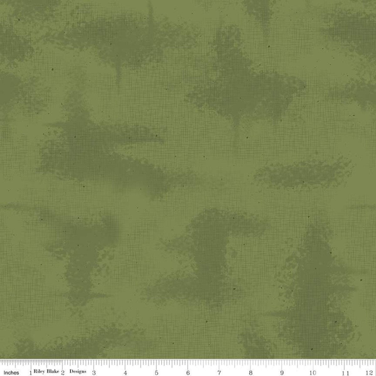 Shabby Shades grunge Color Moss Green cotton fabric by Lori Holt for Riley Blake *