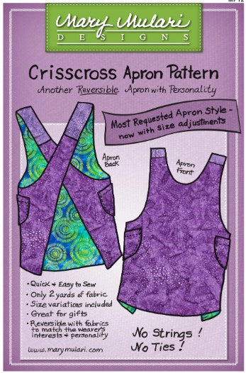 Criss Cross Apron Pattern by Mary Mulari