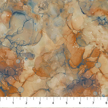 Fox Den Rust Cotton Fabric