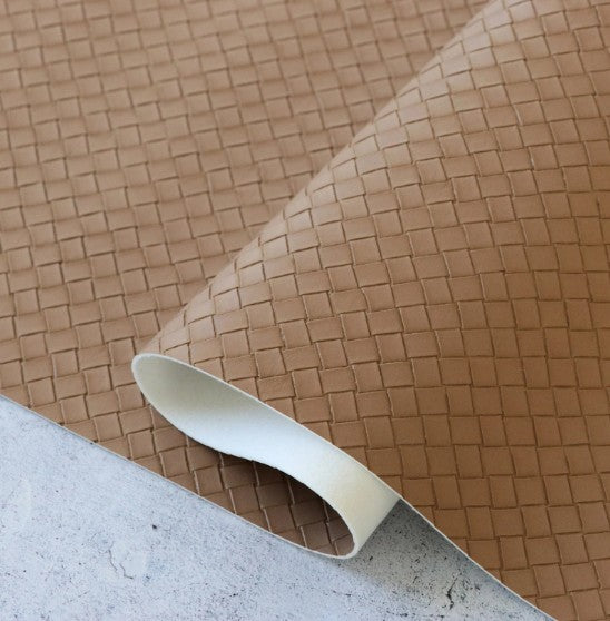 Desert Basket Weave Faux Leather 1/2yd