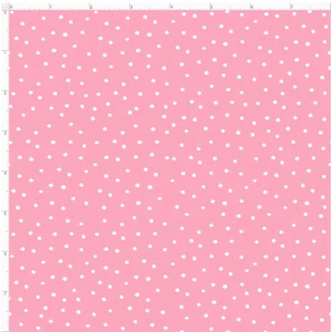 Pink Dinky Dots Cotton Fabric *