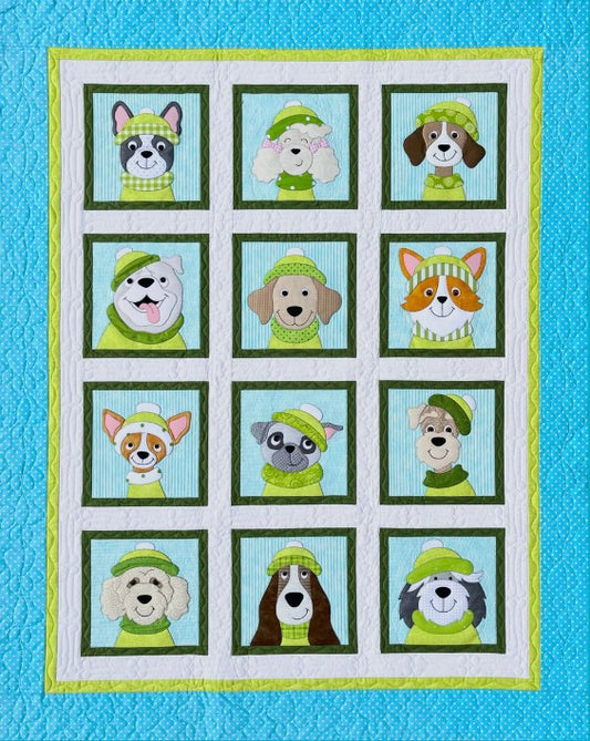 Dogs PDF Download Quilt Pattern by Amy Bradley