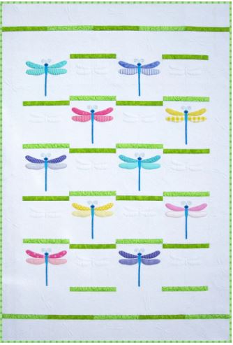 Dragonfly PDF Download Quilt Pattern by Amy Bradley