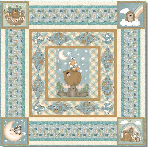 Dream Big Little One Fabric Panel #69