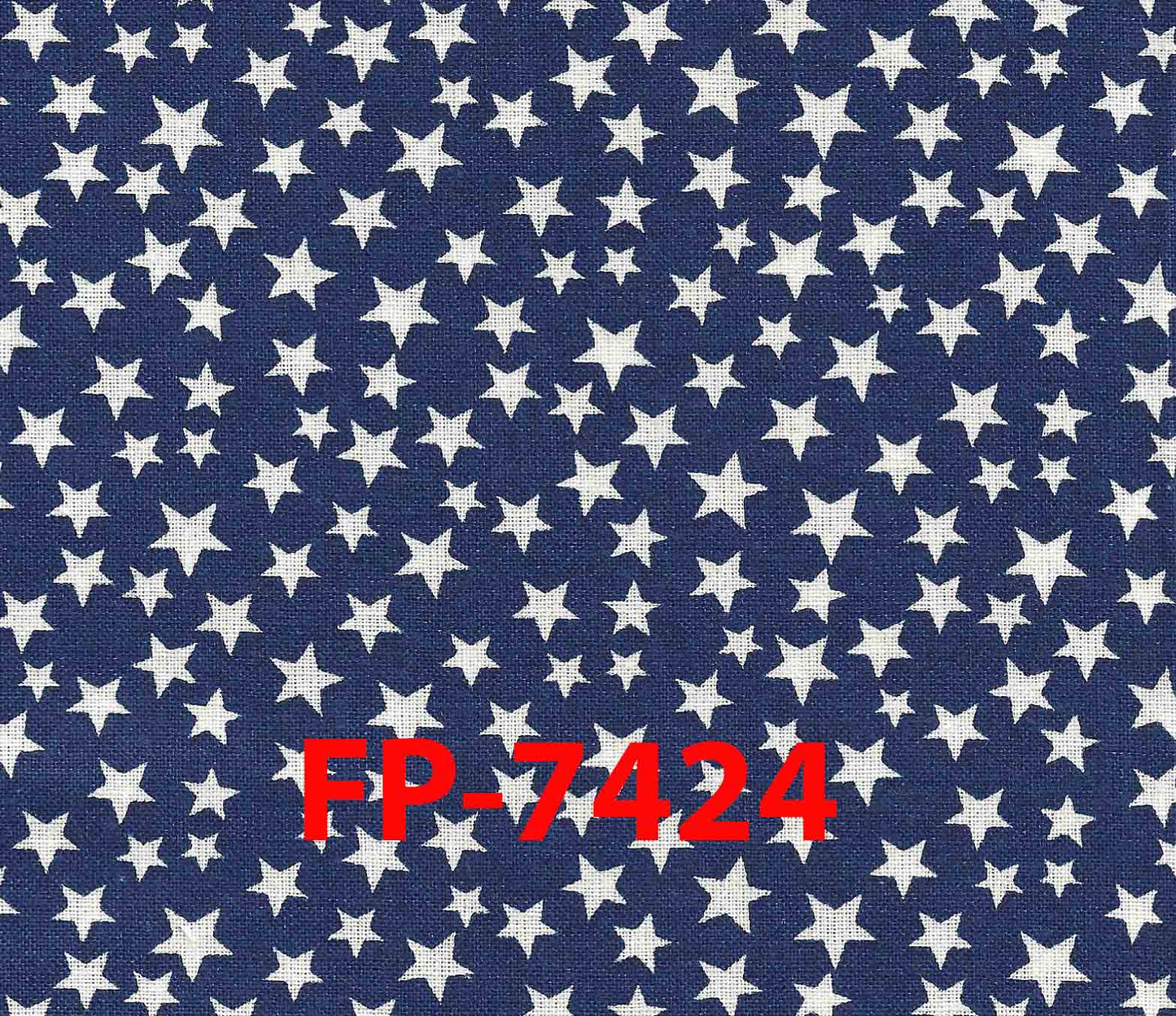 Patriotic stars, Navy Fabric with White Stars Cotton Fabric *