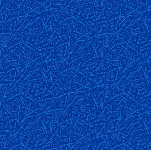 Blue Hay Cotton Fabric, by Paint Brush Studios *