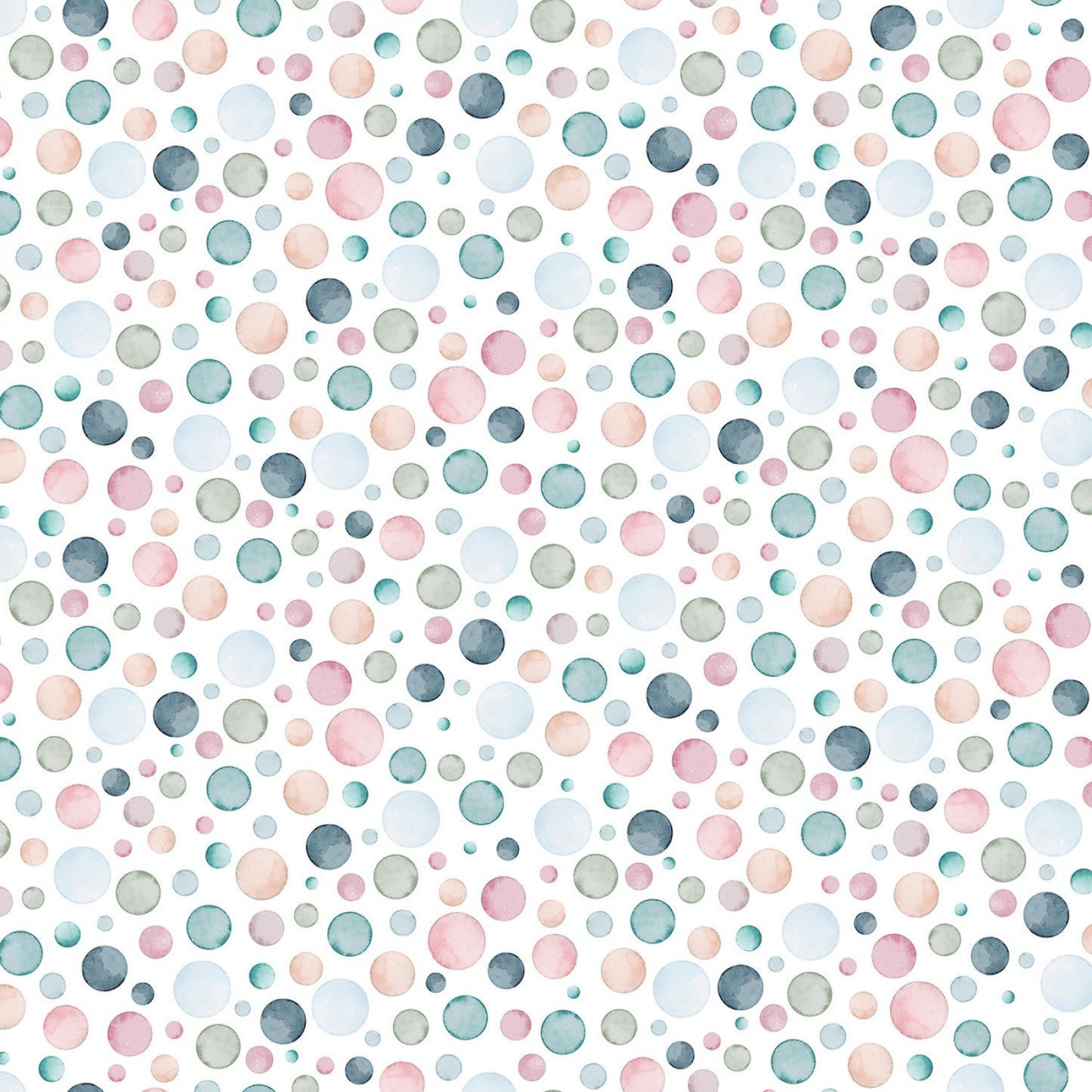 Let's go on an adventure Bubbles Cotton Fabric