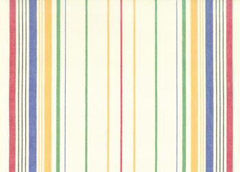 Toweling Fabric Cherry, multi colored stripe 16in Wide