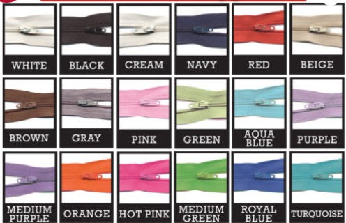 Make a Zipper 197" plus 12 pulls