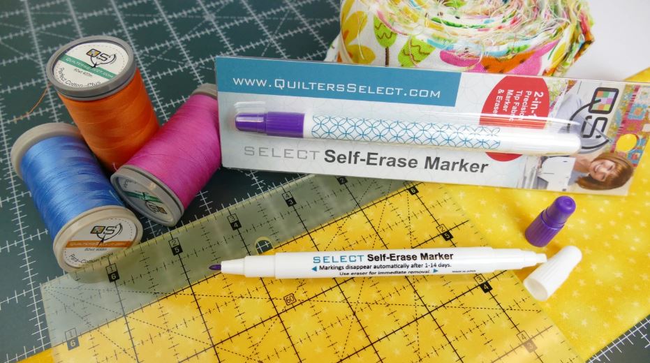 Select 2-in-1 Precision Tip Fabric Marker with Eraser