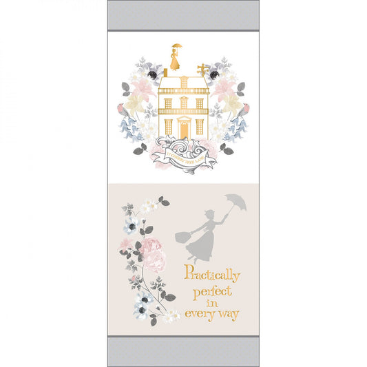 Mary Poppins Practically Perfect in Every Way Fabric Panel #3