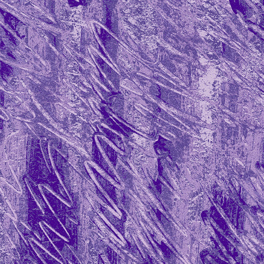 Fingerpainting Purple Cotton Fabric from A Very Hungry Caterpillar Collection by Eric Carle *