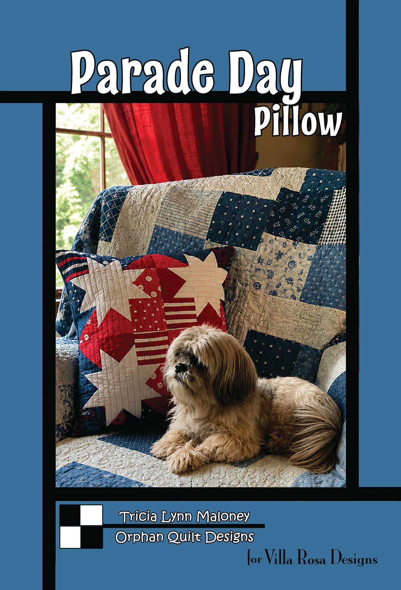 Parade Day Pillow PDF Pattern by Villa Rosa Designs