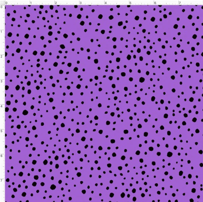 Pepper Dots Purple Fabric by Loralie Designs *