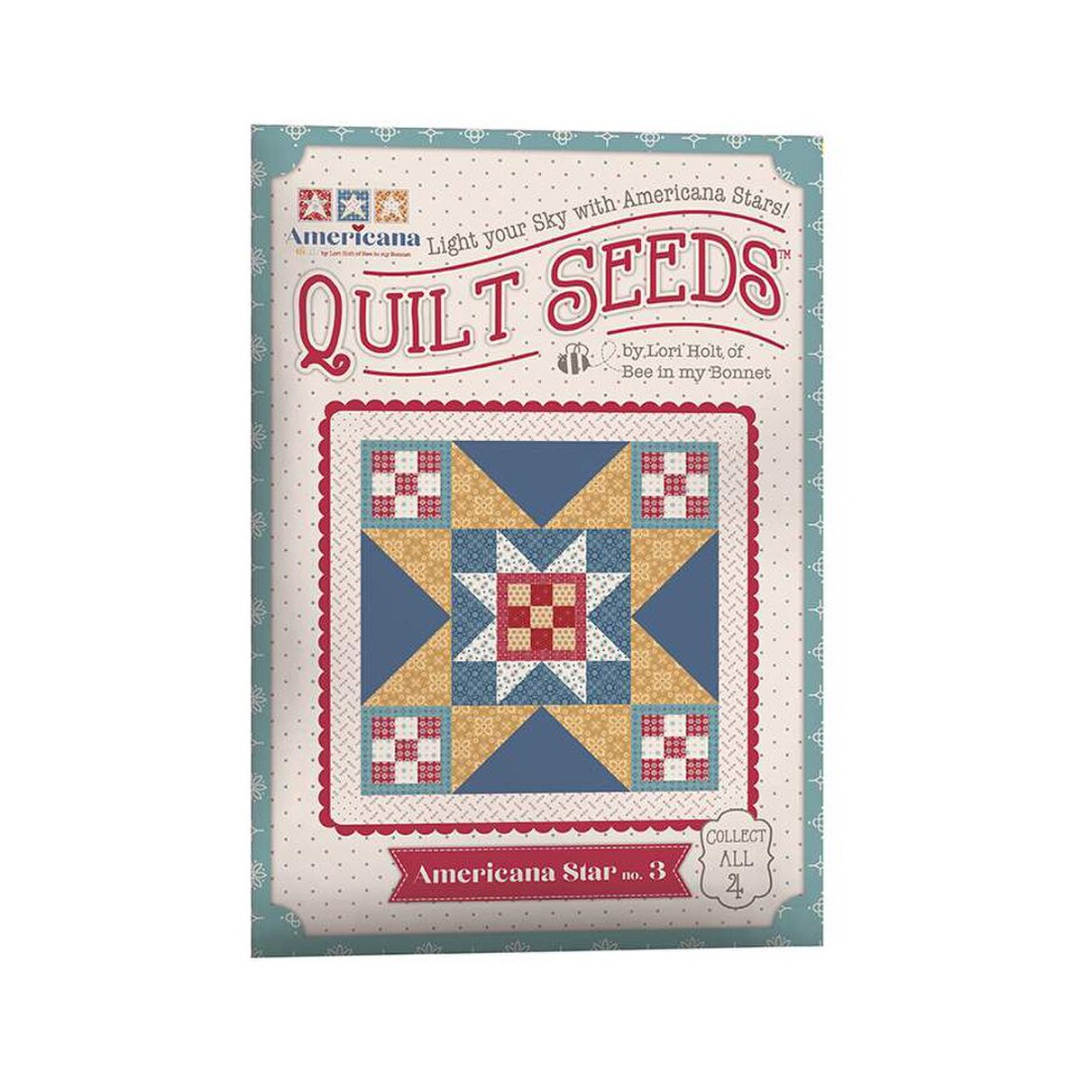 Lori Holt Quilt Seeds Pattern Americana Star No. 3
