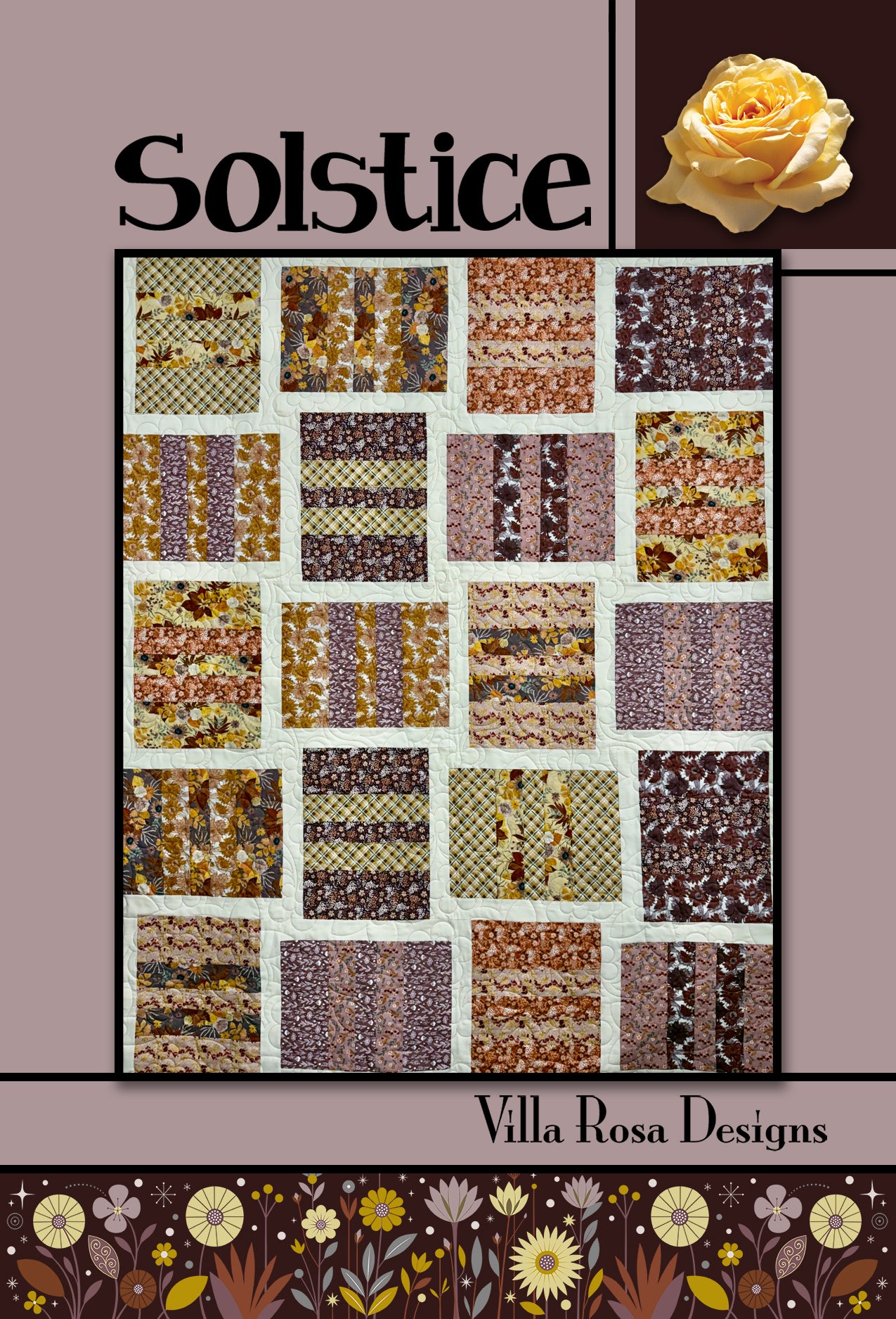 Solstice PDF Quilt Pattern by Villa Rosa Designs