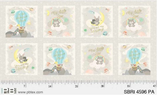 Star Bright Block Fabric Panel #66