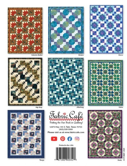Step It Up With 5-Yard Quilts Pattern Book by Donna Robertson for Fabric Cafe