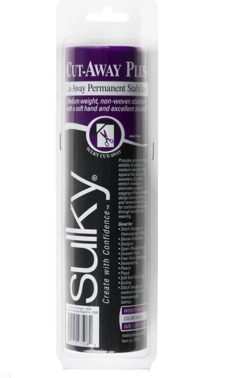 Sulky Cut Away Plus Stabilizer White