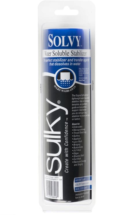 Sulky Solvy Lightweight Water Soluble Stabilizer