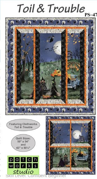 Toil and Trouble Panel Pattern