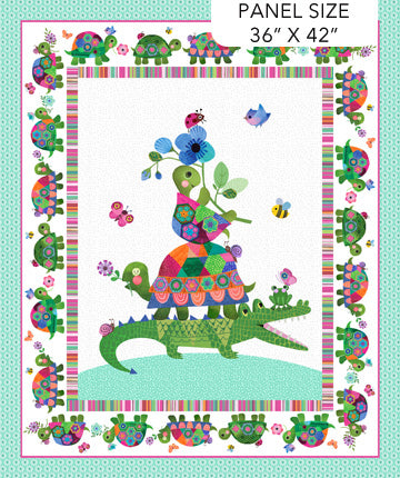 Topsy Turtle Fabric Panel