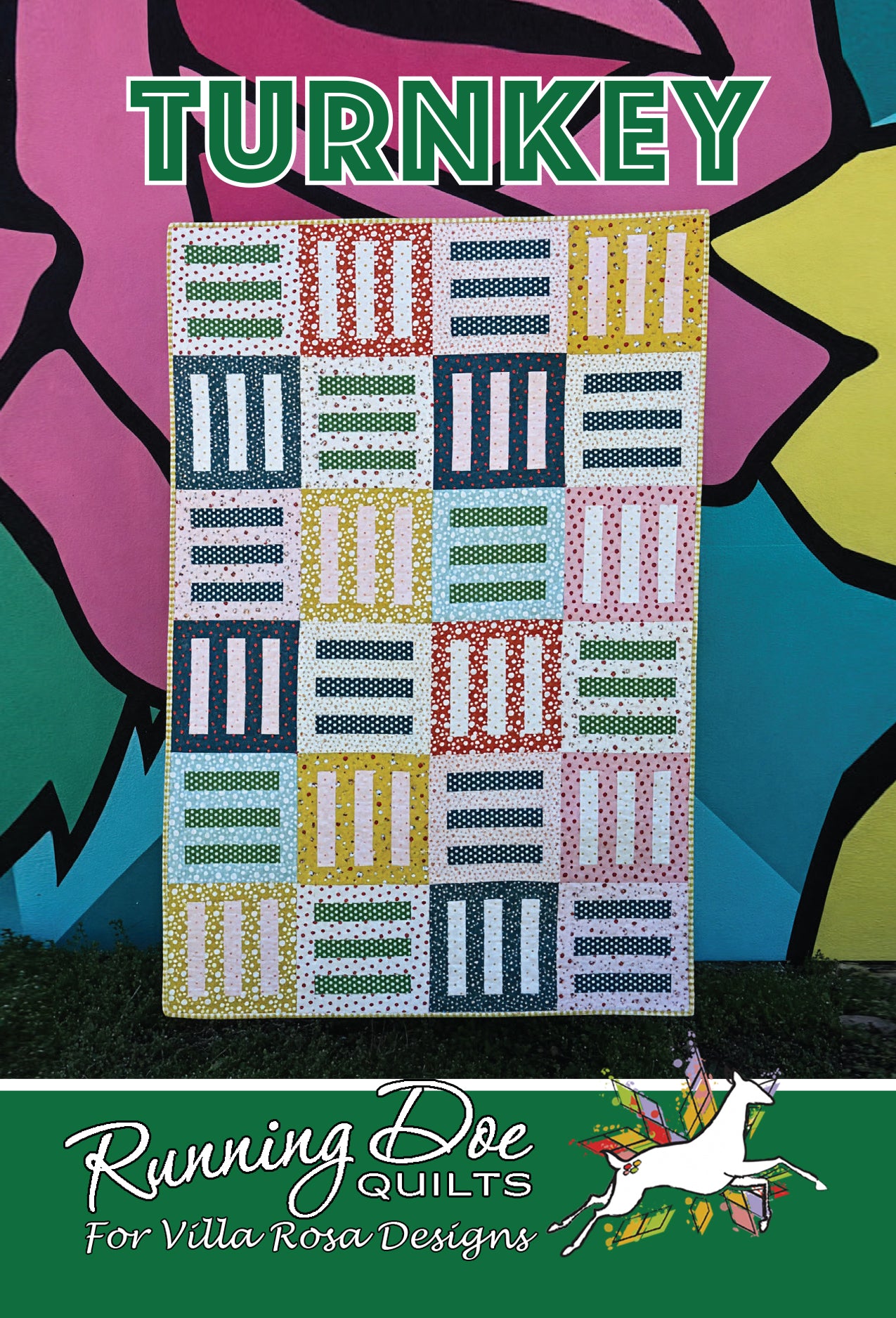 Villa Rosa Paper Pattern for Quilts