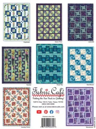 Weekend 3-Yard Quilts Pattern Book by Donna Robertson for Fabric Cafe