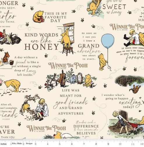 Winnie the Pooh Cotton Fabric