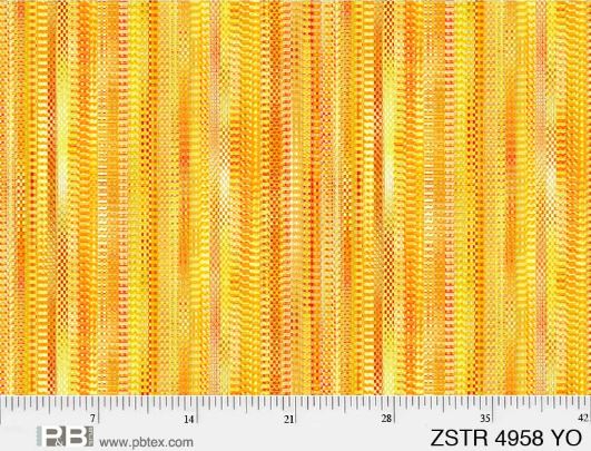 Zipper Stripe Yellow 108" Wide Backing *