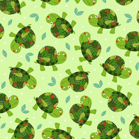 Small Turtle Fabric by Michael Miller *