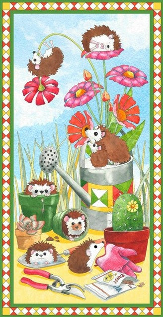 Who Let the Hogs Out Fabric Panel #112