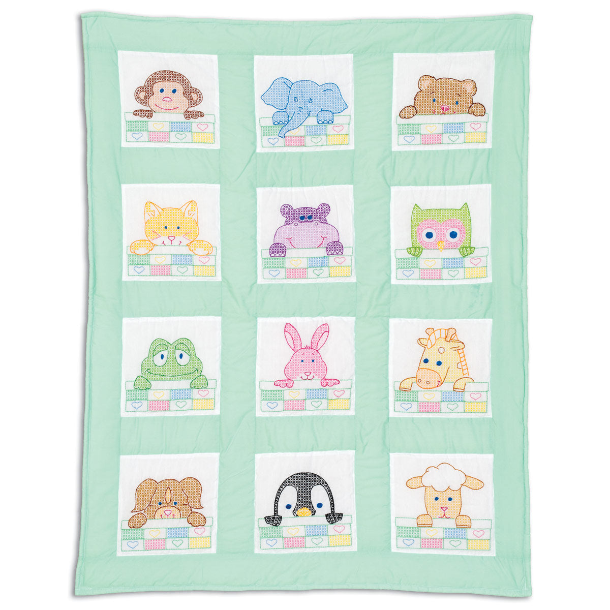 9" Nursery Quilt Blocks Needle Art