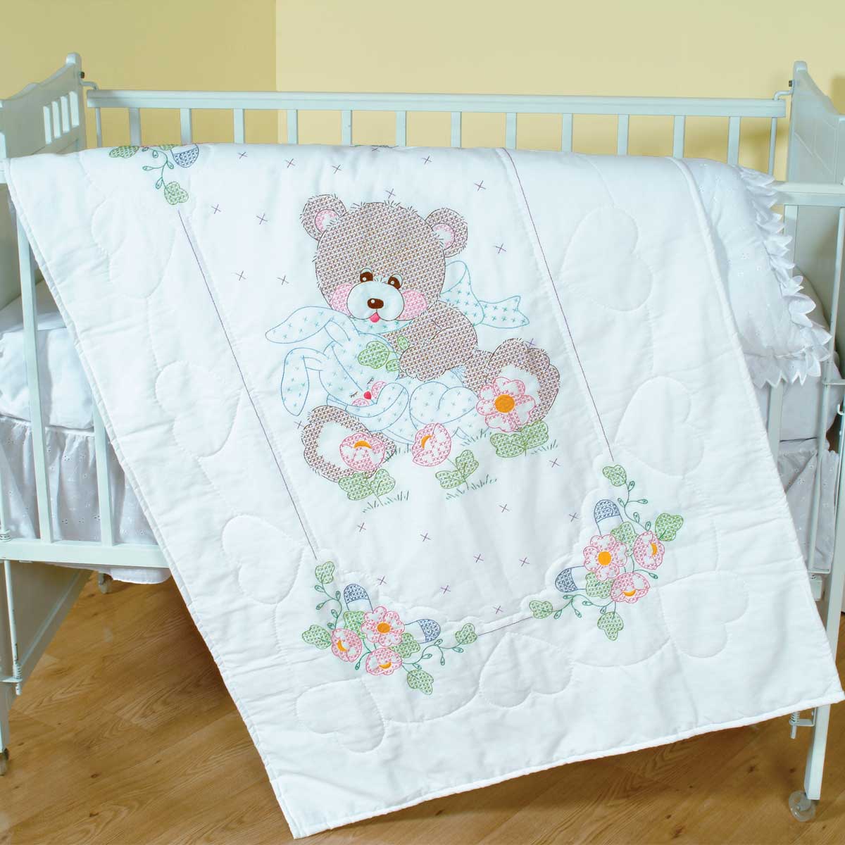 Crib Quilt Top Needle Art