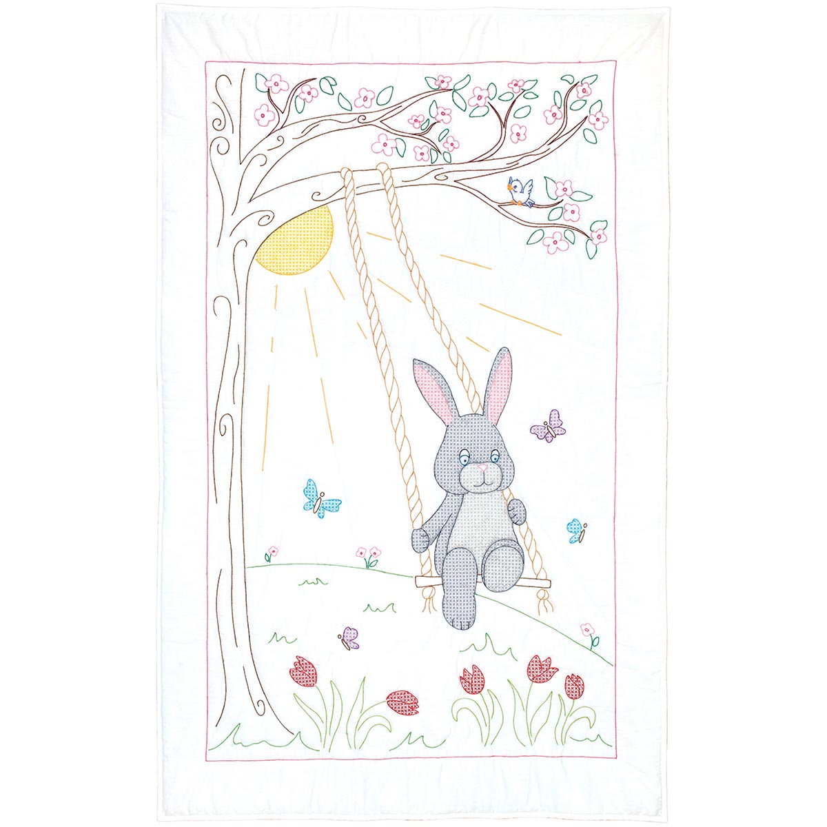 Crib Quilt Top Needle Art