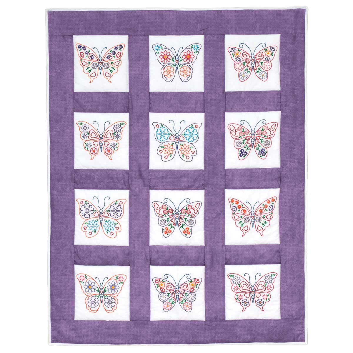 Theme 9" Quilt Blocks Needle Art