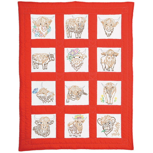 Theme 9" Quilt Blocks Needle Art
